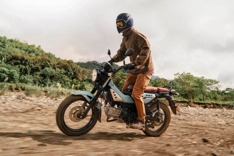 yamaha pg-1 ridden on trail